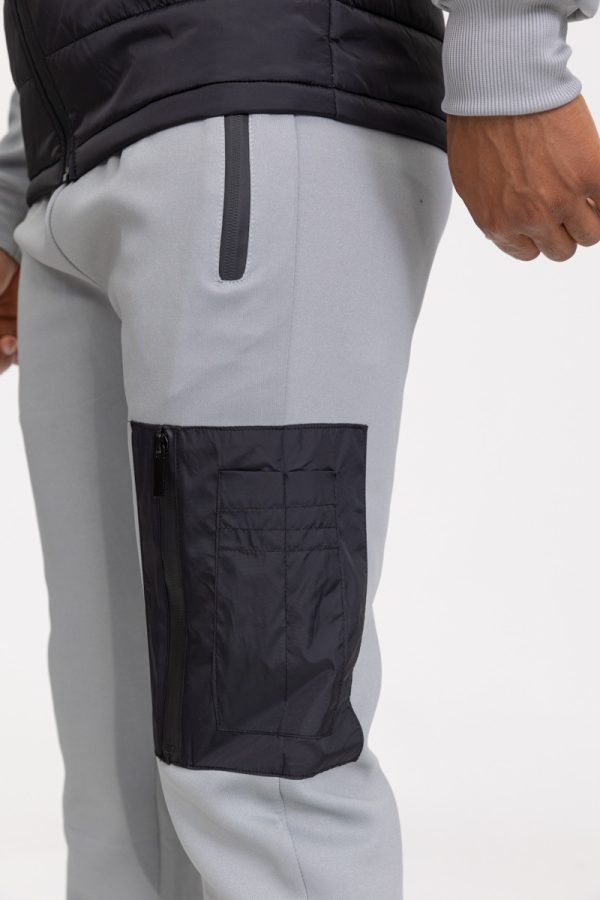 Essential gray black cotton tracksuit - Image 5