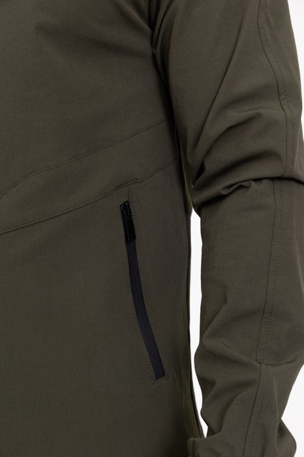 Essential olive green cotton tracksuit - Image 5