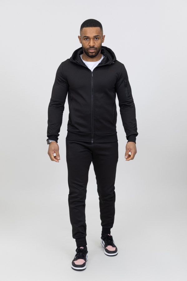 All black panther cotton tracksuit - Image 4