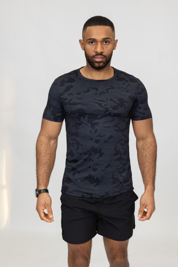 Basic navy sportwear relaxed shortset