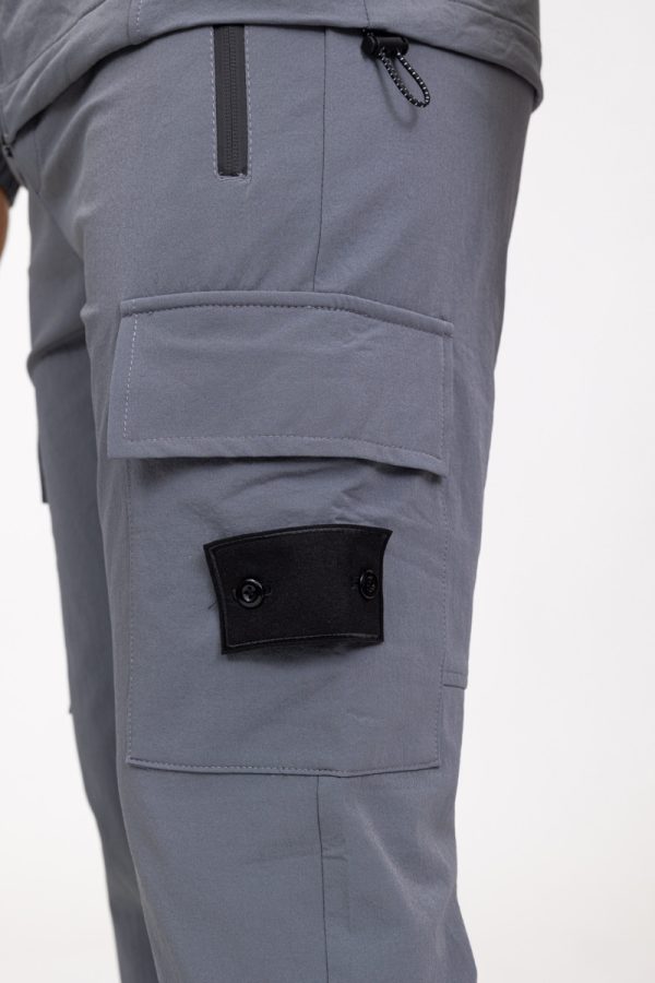 Essential dark gray cotton tracksuit - Image 3